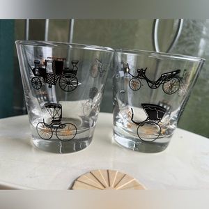 Mcm carriage whisky glasses
